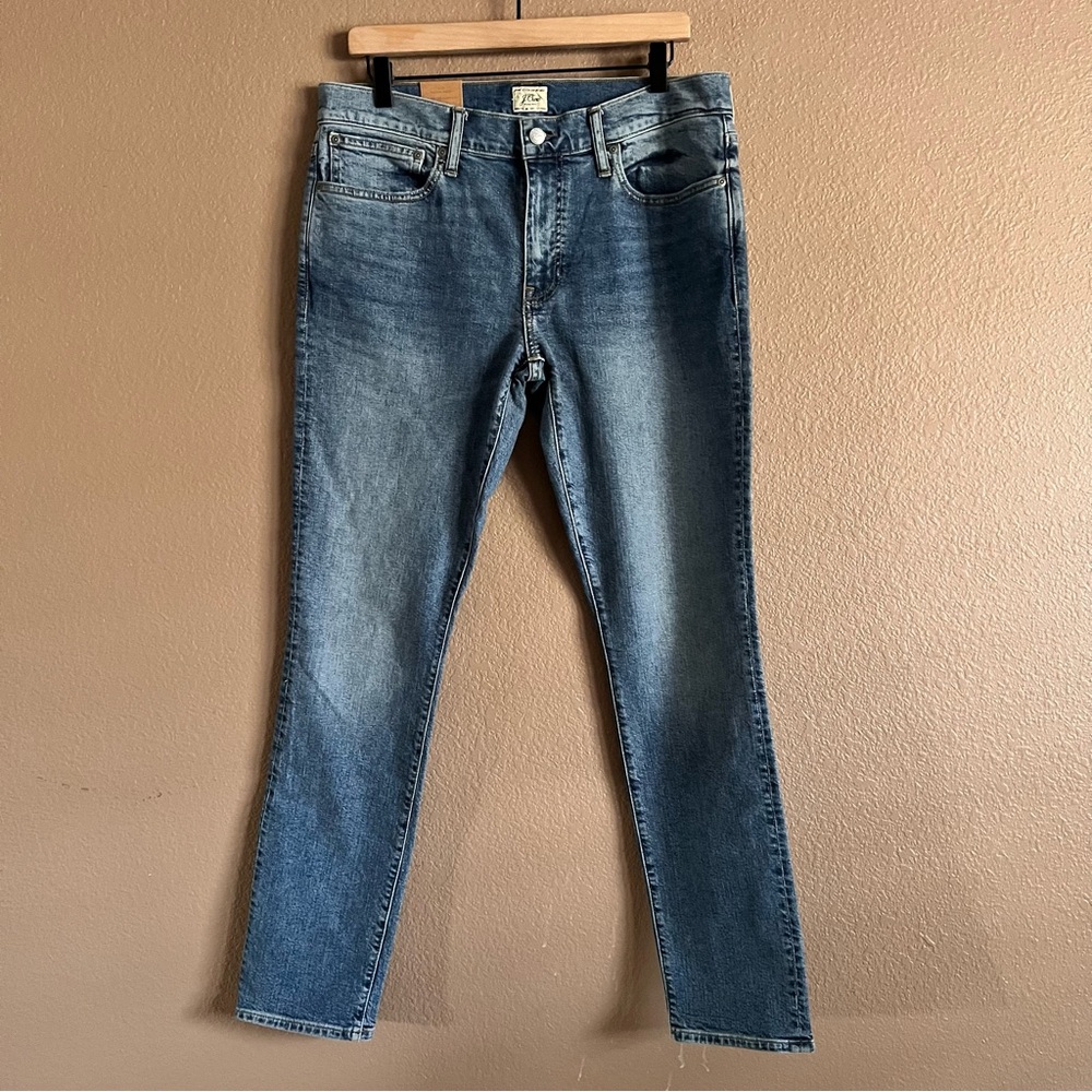 J. Crew Style 250 Skinny Fit Stretch Jeans Size W34 L32 NWT